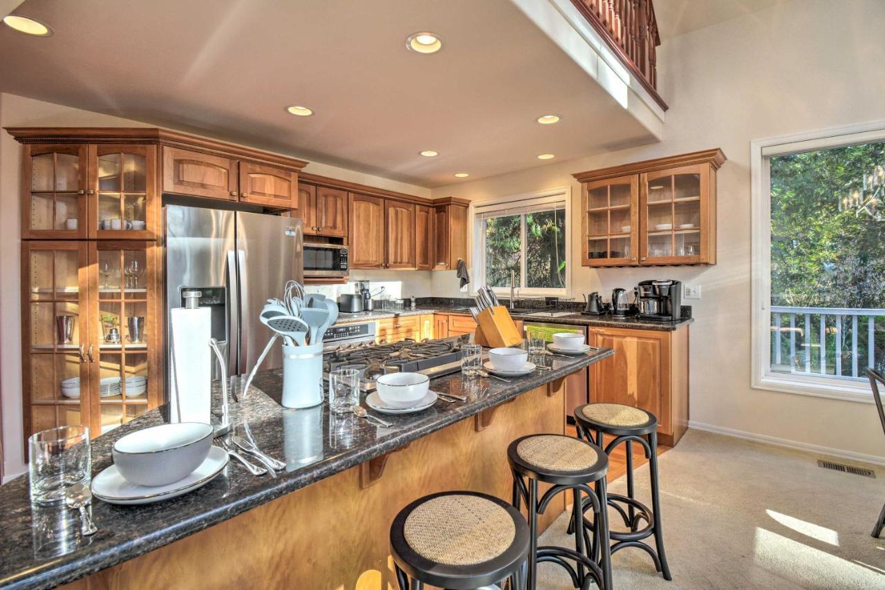 Fox Paws Luxury Cabin - Hot Tub, Fire Pit & Pines! Hansville Exterior foto